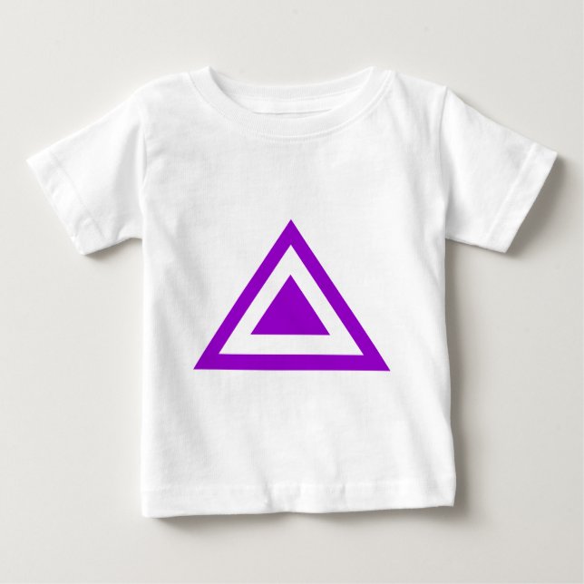 T-shirt Pour Bébé Flèche triangulaire 01 (Devant)