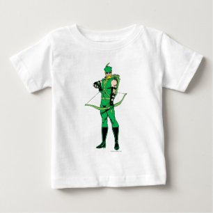 T-shirt Pour Bébé Flèche verte debout avec flèche