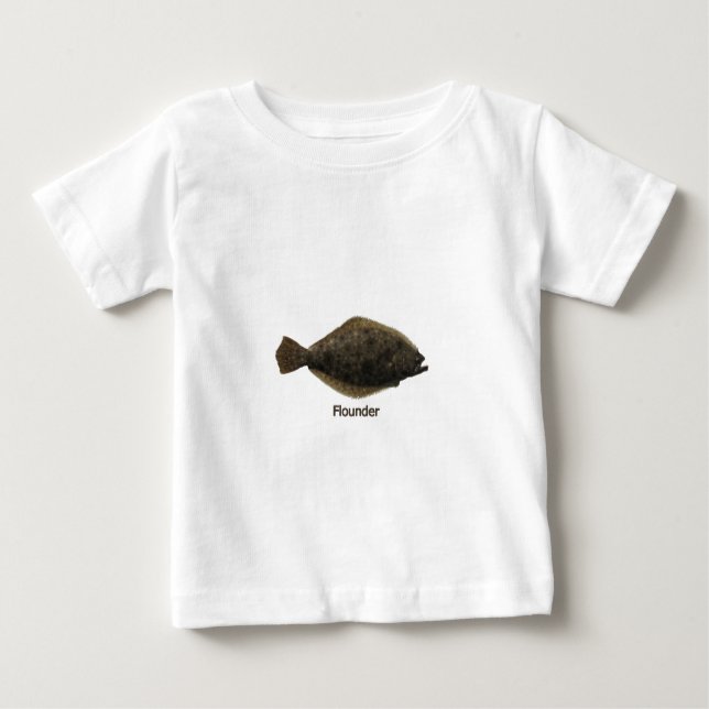 T-shirt Pour Bébé Flet d'été (intitulé) (Devant)