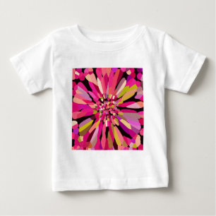 T-shirt Pour Bébé Fleur Confetti Rose