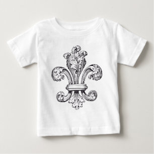 T-shirt Pour Bébé fleur de lis