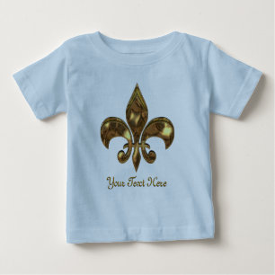 T-shirt Pour Bébé Fleur-De-lis personnalisable pour le bébé