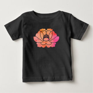T-shirt Pour Bébé fleur de pivoine
