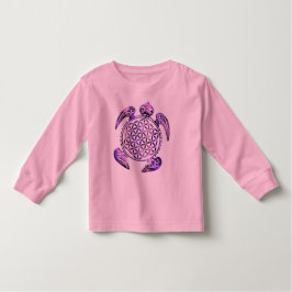 T-shirt Pour Bébé Fleur de vie / Blume des Lebens - violet de tortue