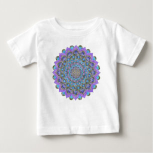 T-shirt Pour Bébé Fleur de Vie - Mandala Style Inde 2