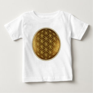 T-shirt Pour Bébé FLEUR DE VIE - Médaillon de Géométrie Sacrée 1