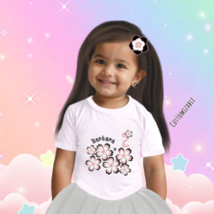 T-shirt Pour Bébé Fleur en fleurs