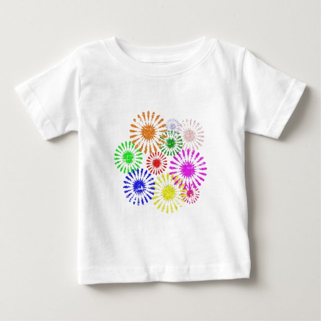 T-shirt Pour Bébé Fleur en panne (Devant)