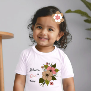 T-shirt Pour Bébé Fleur florale