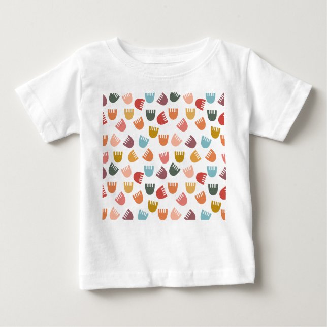 T-shirt Pour Bébé Fleurs mixtes Boho (Devant)