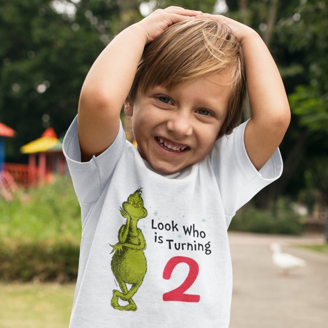 T-shirt Pour Bébé Flocon de neige Grinch Anniversaire (Créateur téléchargé)
