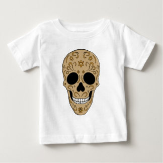 T-shirt Pour Bébé Floral Sugar Skull Dia de los Muertos