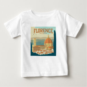 T-shirt Pour Bébé Florence, Italie