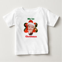 Flower Shape My 1st Christmas Photo
