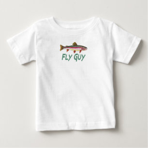 T-shirt Pour Bébé Fly Fly de truite arc-en-ciel