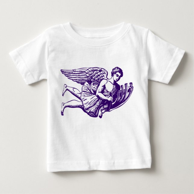 T-shirt Pour Bébé Flying Musical Angel (Devant)