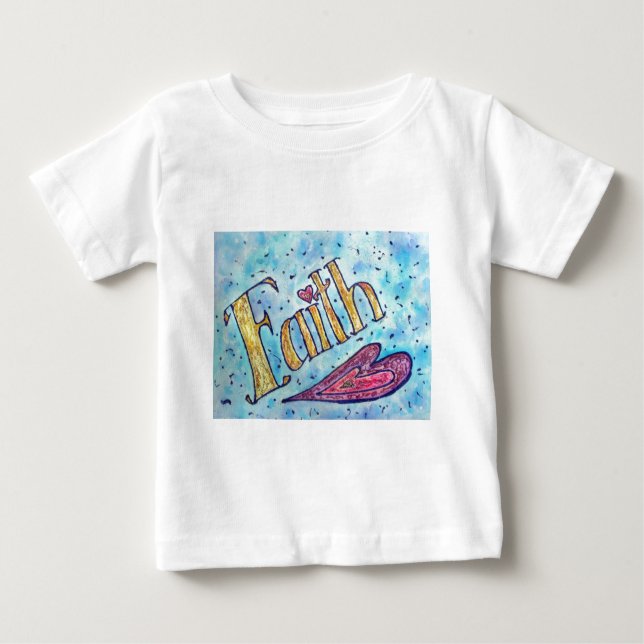 T-shirt Pour Bébé Foi (Devant)