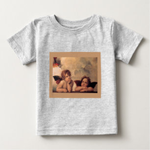 T-shirt Pour Bébé foi ange Raphael vintage vieille peinture bénédict