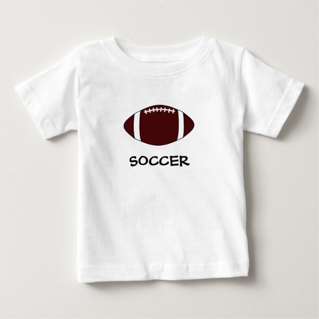 T-shirt Pour Bébé Football américain ou football ? (Devant)