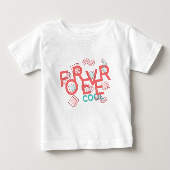 T-shirt Pour Bébé Forever Cool Cute (Devant)