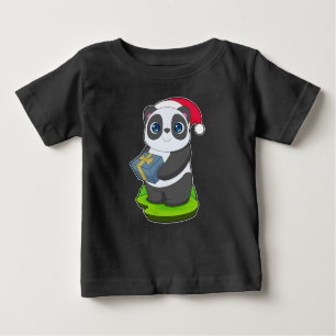 T-shirt Pour Bébé Forfait Panda Christmas