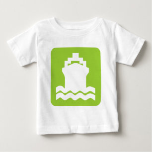 T-shirt Pour Bébé Forme du navire - Martian Green