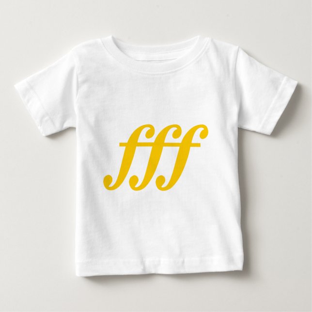 T-shirt Pour Bébé Fortissimo possible (Devant)