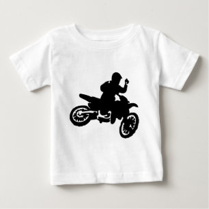 T-shirt Pour Bébé Fouet de vélo de motocross