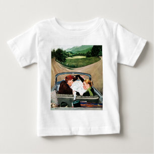 T-shirt Pour Bébé Fourchette dans la route