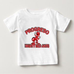 T-shirt Pour Bébé Fourmis rouges puissantes de Progreso