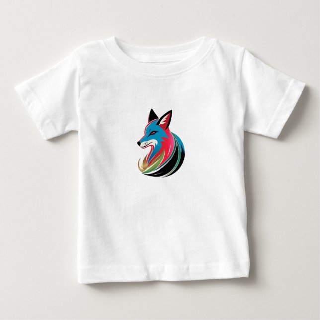 T-shirt Pour Bébé Fox (Devant)