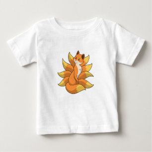 T-shirt Pour Bébé Fox avec 9 queues Fox