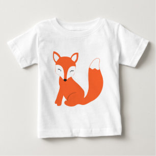 T-shirt Pour Bébé Fox mignon de bébé de région boisée