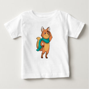 T-shirt Pour Bébé Fox with Scarf