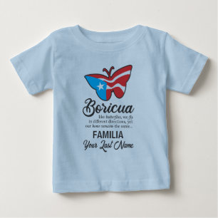 T-shirt Pour Bébé FR Porto Rico Familia Nom de famille