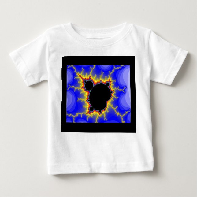 T-shirt Pour Bébé Fractale réglée de Mandelbrot (Devant)