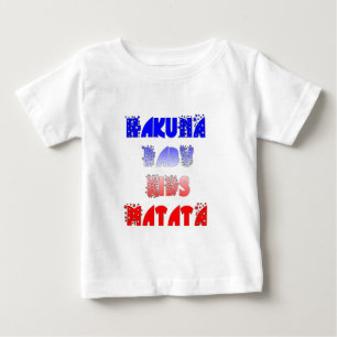 T-shirt Pour Bébé Français Bébé Enfants Hakuna Matata.png