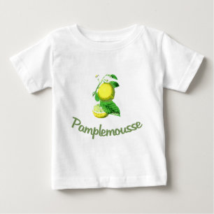 T-shirt Pour Bébé Français de Pamplemousse pour le pamplemousse