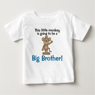 T-shirt Pour Bébé Frère de petit singe