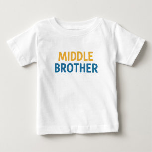 T-shirt Pour Bébé Frère du milieu