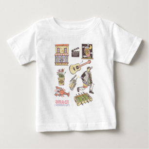 T-shirt Pour Bébé FRIENDS™   Graphisme d'icônes de dessin animé 3