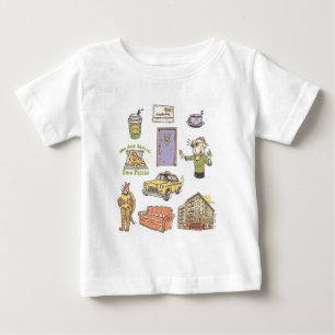 T-shirt Pour Bébé FRIENDS™   Icônes de dessin animé Graphique 1