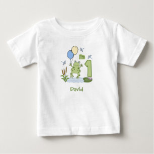 T-shirt Pour Bébé Froggy First Birthday Baby Bodysuit