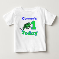 Froggy Shirt pour garçon premier anniversaire pers