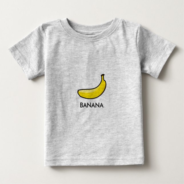 T-shirt Pour Bébé Fruit_(Banane) (Devant)