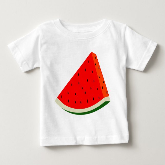 T-shirt Pour Bébé Fruit d'eau Fruit de coupe été (Devant)