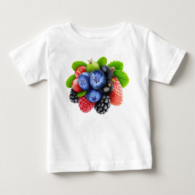 T-shirt Pour Bébé Fruits frais (Devant)