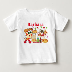 T-shirt Pour Bébé Fun Pizza Party personnalisé