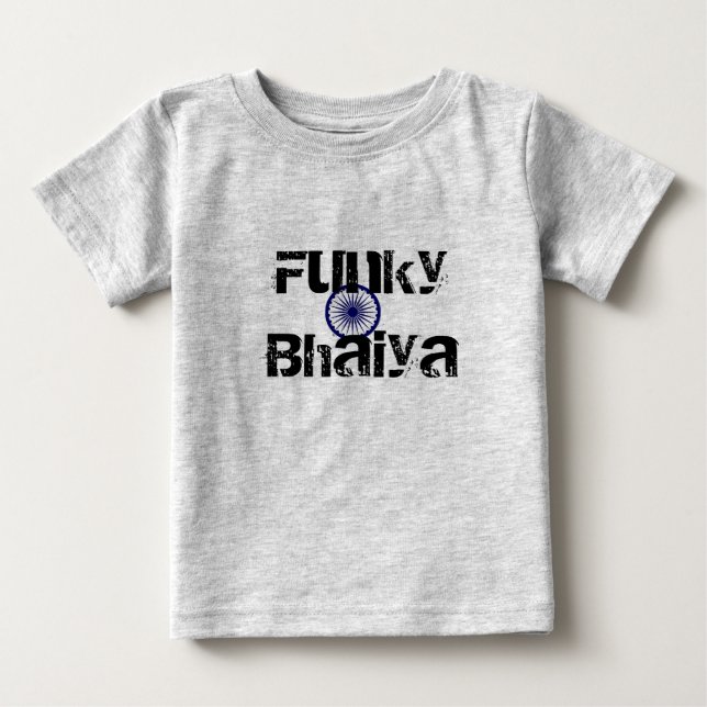 T-shirt Pour Bébé Funky Bhaiya (Devant)