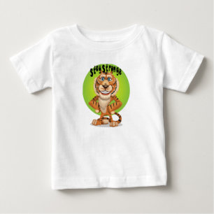 T-shirt Pour Bébé funny baby tiger